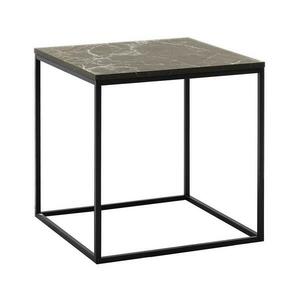 Adore Furniture Kávésasztal 52x50 cm fekete kép