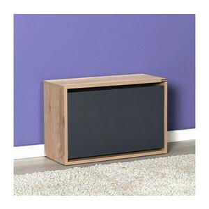 Adore Furniture Cipősszekrény 42x60 cm barna/antracit kép