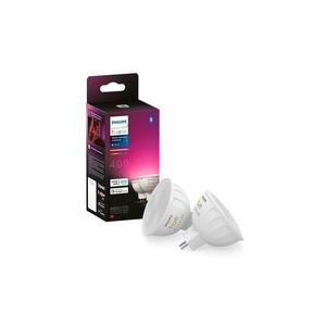 Philips KÉSZLET 2x LED RGBW Dimmelhető izzó Philips Hue WACA GU5, 3/MR16/6, 3W/12V kép