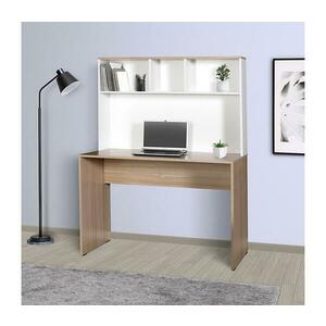 Adore Furniture Munkaasztal 149x110 cm fehér/barna kép