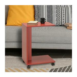 Adore Furniture Kisasztal 65x35 cm piros kép