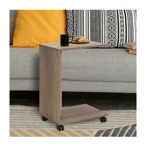 Adore Furniture Kisasztal 65x35 cm barna kép