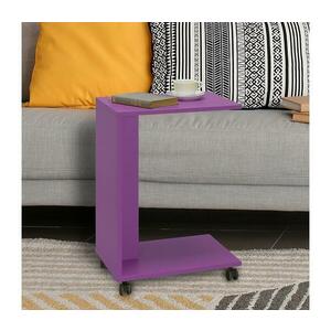 Adore Furniture Kisasztal 65x35 cm lila kép