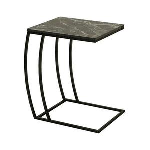 Adore Furniture Kisasztal 65x35 cm fekete kép