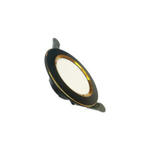 LED Beépíthető lámpa LED/7, 5W/230V 4000K fekete/arany kép