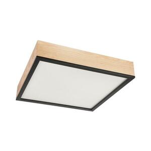 Mennyezeti lámpa NATURAL SQUARE 4xE27/15W/230V 48x48 cm fenyő/fekete kép