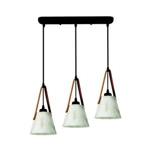 Eurolamp Csillár zsinóron 3xE27/40W/230V fehér kép