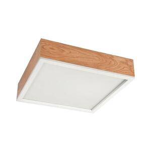 Mennyezeti lámpa OAK SQUARE 4xE27/15W/230V 39x39 cm tölgy/fehér kép