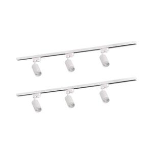 Spotlámpa sínrendszerhez PÁRIZS 6xGU10/10W/230V +2x1 m sín rendszer kép