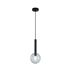Csillár zsinóron NIKO 1xG9/9W/230V átm. 15 cm fekete kép