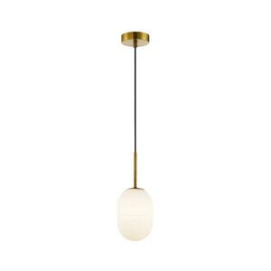Csillár zsinóron ALIAS 1xG9/8W/230V átm. 12 cm arany kép