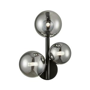 Fali lámpa MILA 3xG9/9W/230V fekete/szürke kép