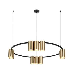 Csillár zsinóron GENESIS 10xGU10/8W/230V arany kép