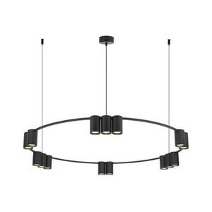 Csillár zsinóron GENESIS 15xGU10/8W/230V fekete kép