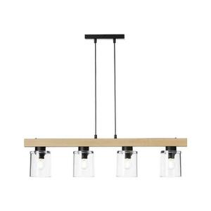 Csillár zsinóron RUSTIC RADIANCE 4xE27/60W/230V kép