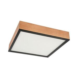 Mennyezeti lámpa OAK SQUARE 4xE27/15W/230V 48x48 cm tölgy/fekete kép