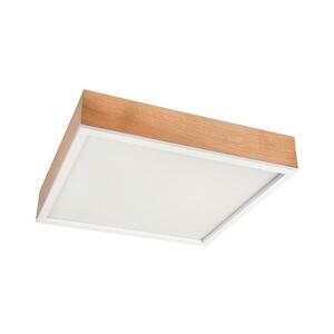 Mennyezeti lámpa OAK SQUARE 4xE27/15W/230V 48x48 cm tölgy/fehér kép
