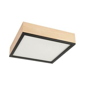 Mennyezeti lámpa NATURAL SQUARE 4xE27/15W/230V 39x39 cm fenyő/fekete kép