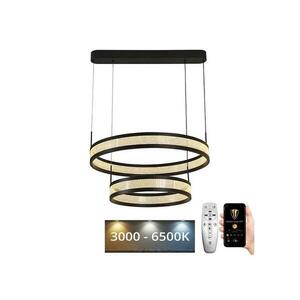 LED dimmelhető csillár zsinóron LED/70W/230V fekete + távirányítás kép