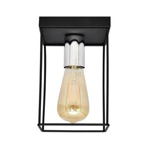 Mennyezeti lámpa FINN 1xE27/15W/230V fekete/króm kép