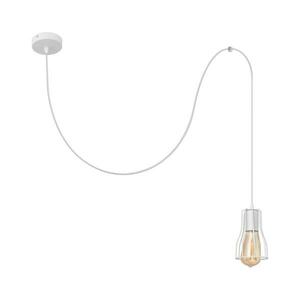 Csillár zsinóron TUBE 1xE27/15W/230V fehér kép