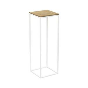 Virágállvány 70x24 cm fehér kép