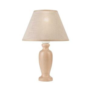 Asztali lámpa AMFORA 1xE27/60W/230V bézs/bükkfa kép