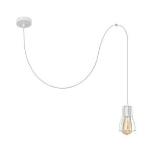 Csillár zsinóron TUBE LONG 1xE27/15W/230V fehér kép