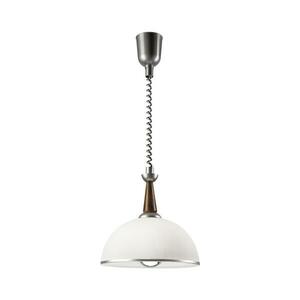 Állítható magasságú csillár CHIARA 1xE27/60W/230V ezüst/bükkfa kép