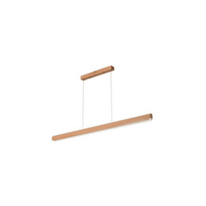 LED Csillár zsinóron LED/22W/230V 4000K 120 cm bükkfa/tömör fa kép