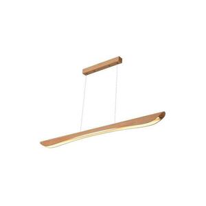 LED Csillár zsinóron LED/22W/230V 4000K 120 cm bükkfa/tömör fa kép