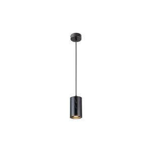 Csillár zsinóron 1xGU10/10W/230V kőris/tömör fa fekete kép