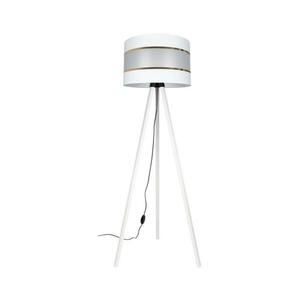 CORAL Állólámpa 1xE27/60W/230V fehér/arany kép