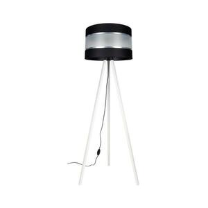 Állólámpa CORAL 1xE27/60W/230V fehér/fekete/króm kép