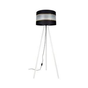 CORAL Állólámpa 1xE27/60W/230V fehér/fekete/arany kép