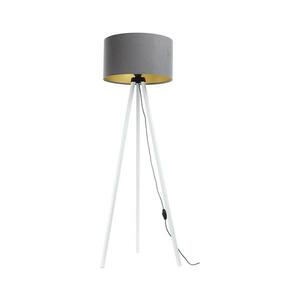 Állólámpa STANDART 1xE27/60W/230V szürke/fehér kép