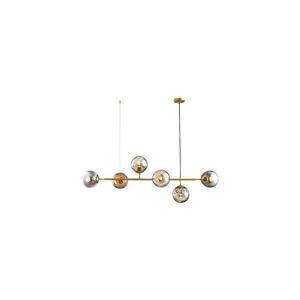 Eurolamp Csillár zsinóron 6xE27/10W/230V arany kép