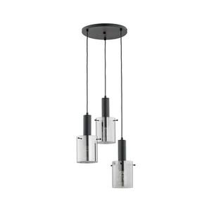 Csillár zsinóron CELIA 3xE27/60W/230V fekete kép