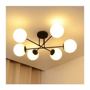 Felületre szerelhető csillár MOON 6xE27/15W/230V fekete kép