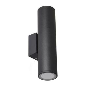Kültéri fali lámpa 2xGU10/35W/230V IP54 kerek fekete kép