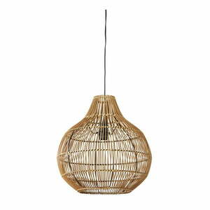 Barna mennyezeti lámpa rattan búrával ø 40 cm Pacino – Light & Living kép