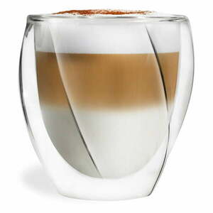 Duplafalú bögre szett cappucinóhoz, 2 db-os 250 ml Cristallo – Vialli Design kép