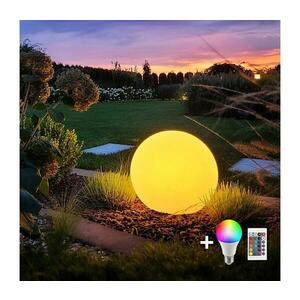 LED RGB Dimmelhető kültér lámpa GLOBO 1xE27/8, 5W/230V átm. 30 cm IP44 + távirányító kép