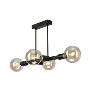 Csillár rúdon ASTRID 4xE27/60W/230V fekete kép