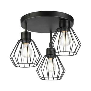 Felületre szerelhető csillár AUDREY 3xE27/60W/230V fekete kép