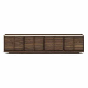 Barna TV-állvány diófa dekorral 200x47x40 cm Onix – Kave Home kép