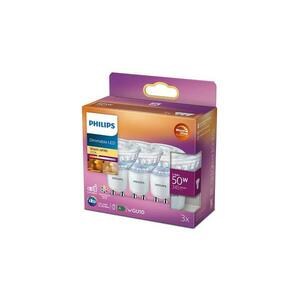 Philips KÉSZLET 3x LED Dimmelhető izzó Philips Warm Glow GU10/3, 8W/230V 2200 kép
