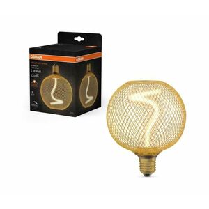 Osram LED Dimmelhető izzó DECOR FILAMENT G125 E27/3, 5W/230V 1800K arany kép