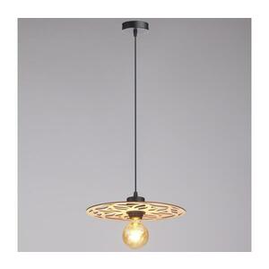 HEXE Csillár zsinóron FALCO 1xE27/60W/230V átm. 30 cm bézs kép