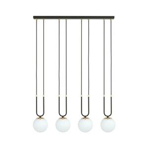 EMIBIG Csillár zsinóron GLAM 4xE14/10W/230V fekete kép